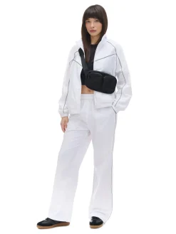 Cropp Spodnie*Białe spodnie jogger biały