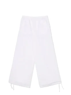 Cropp Spodnie*Białe spodnie wide leg biały