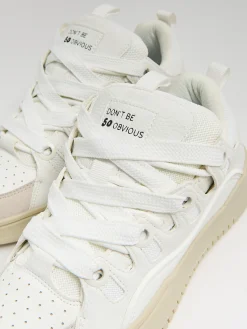 Cropp Sneakersy*Białe sportowe sneakersy biały