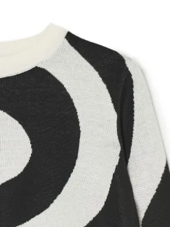 Cropp Swetry*Biało-czarny sweter kremowy