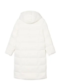 Cropp Kurtki, Płaszcze*pikowany płaszcz z kapturem biały