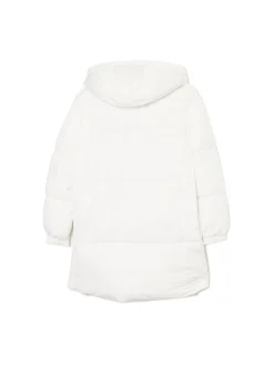Cropp Kurtki, Płaszcze*pikowany płaszcz z kapturem biały