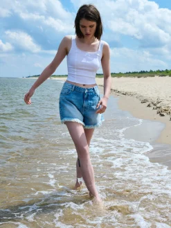 Cropp Koszulki, Topy*top biały