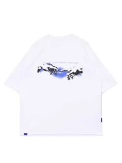 Cropp Koszulki*T-shirt z nadrukiem Baltic Games biały