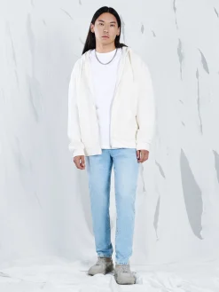 Cropp Jeansy*Błękitne jeansy slim niebieski