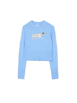 Cropp Swetry*sweter z dalmatyńczykiem błękitny