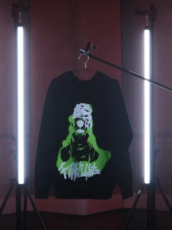 Cropp Bluzy*Bluza hoodie Ekko z Arcane czarny