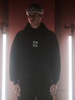 Cropp Bluzy*Bluza hoodie Ekko z Arcane czarny