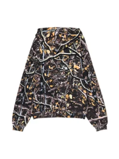 Cropp Bluzy*Bluza hoodie z leśnym nadrukiem biały