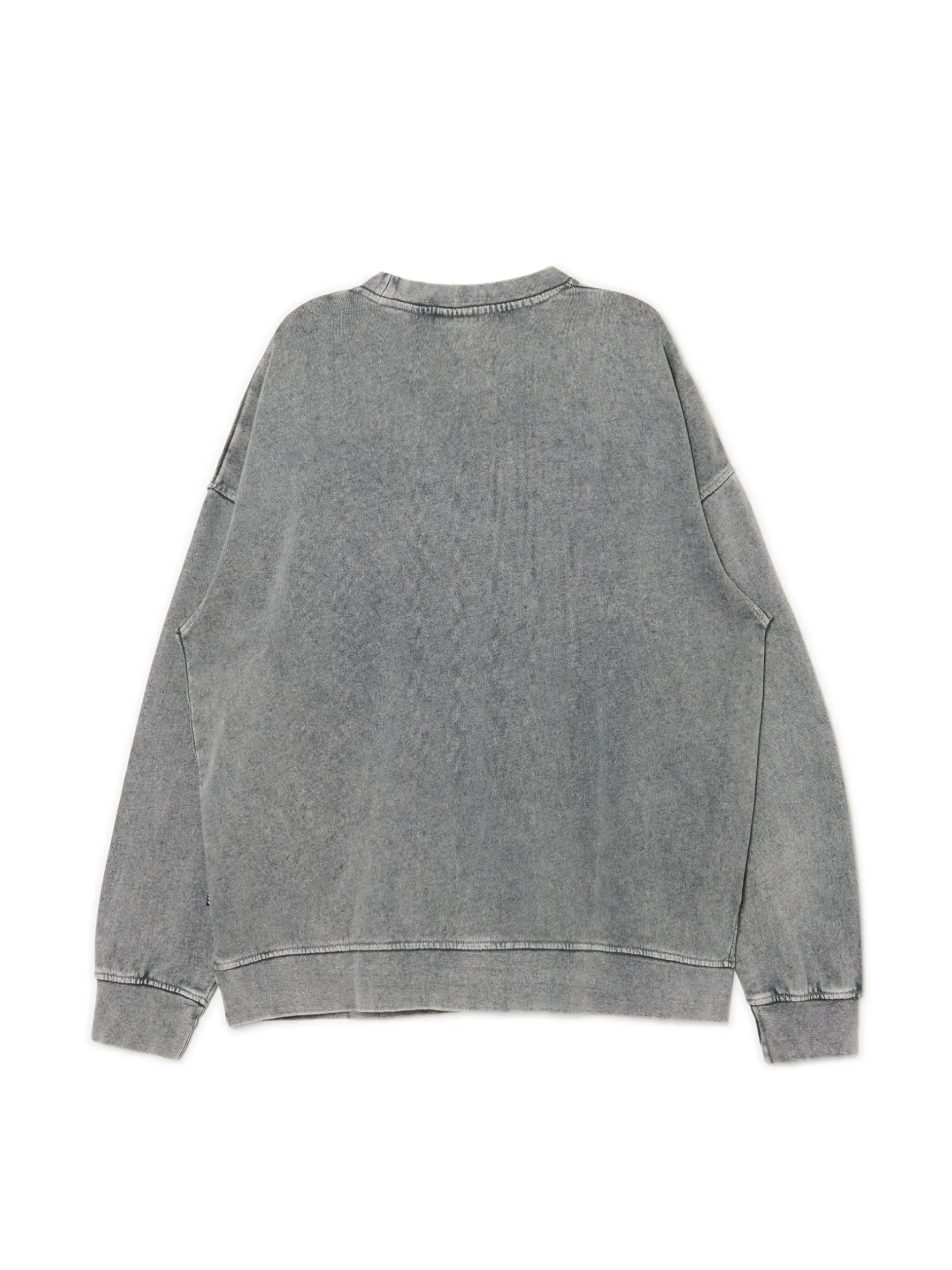 Cropp Bluzy*Bluza z efektem sprania i napisem jasnyszary