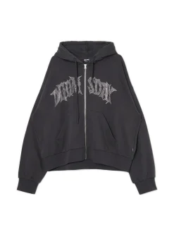 Cropp Bluzy*Bluza z kapturem i aplikacją szary