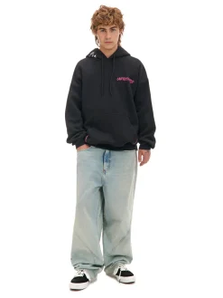 Cropp Bluzy*Bluza z kapturem i nadrukiem Jokera czarny