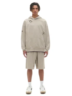 Cropp Bluzy*Bluza z kapturem z ozdobnymi wycięciami beżowy