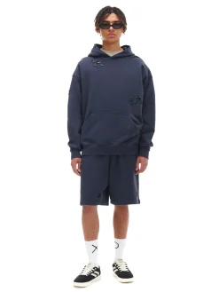 Cropp Bluzy*Bluza z kapturem z ozdobnymi wycięciami szary