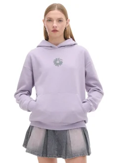Cropp Bluzy*Bluza z motywem kwiatu fioletowy