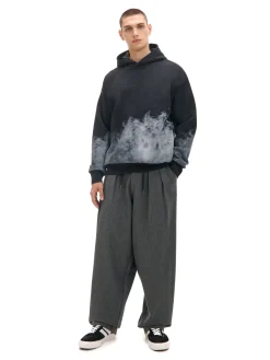 Cropp Bluzy*Bluza z nadrukiem dymu czarny