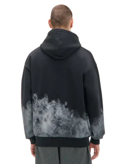 Cropp Bluzy*Bluza z nadrukiem dymu czarny