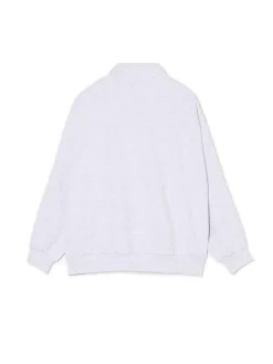 Cropp Bluzy*Bluza ze stójką i kokardami jasnyszary