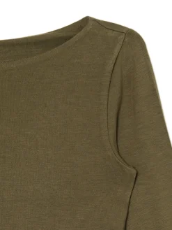 Cropp Koszulki, Topy*Bluzka longsleeve z wiskozą brązowy