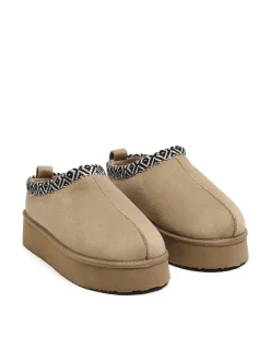 Cropp Botki, Trzewiki*Botki śniegowce beżowy