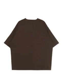 Cropp Koszulki*Brązowa koszulka z nadrukiem i aplikacją brązowy