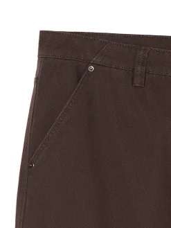 Cropp Baggy|Spodnie*Brązowe spodnie wide leg brązowy