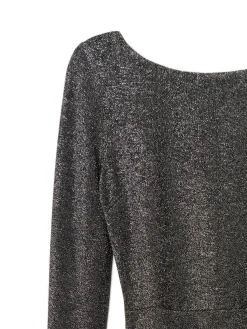 Cropp Sukienki, Kombinezony*Błyszcząca sukienka mini szary