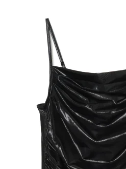 Cropp Koszulki, Topy*Błyszczący top czarny