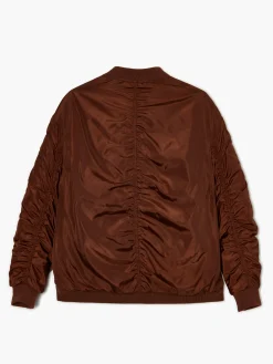 Cropp Kurtki, Płaszcze*Ciemnobrązowa kurtka bomber brązowy