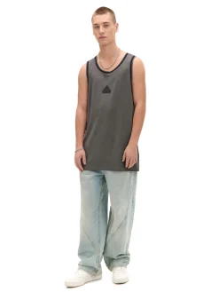 Cropp Koszulki*Ciemno tank top szary