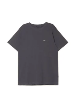 Cropp Koszulki*Ciemno t-shirt z aplikacją szary