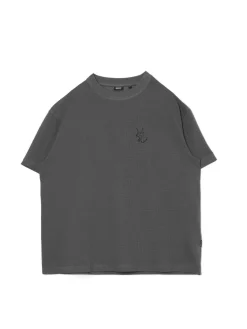 Cropp Koszulki*Ciemnozielona koszulka z naszywką zielony