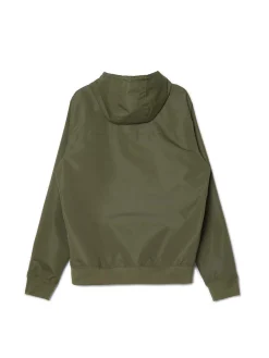 Cropp Kurtki, Płaszcze*Ciemnozielona kurtka z kapturem zielony