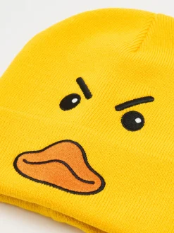 Cropp Czapki*Czapka beanie z motywem kaczki żółty