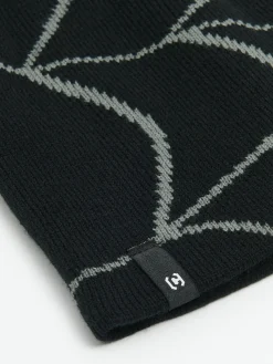 Cropp Czapki*Czapka beanie z nadrukiem pajęczyny czarny