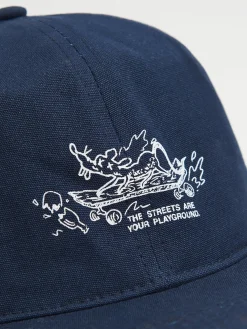 Cropp Czapki*Czapka snapback granatowy