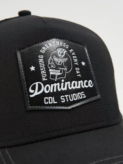 Cropp Czapki*Czapka z daszkiem i funkcyjną siateczką czarny