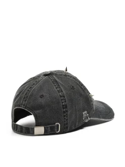 Cropp Czapki*Czapka z daszkiem z ćwiekami szary