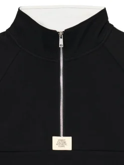 Cropp Bluzy*Czarna bluza ze stójką czarny