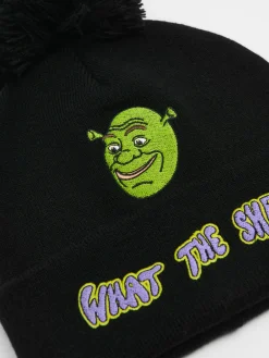 Cropp Czapki*Czarna czapka beanie Shrek czarny
