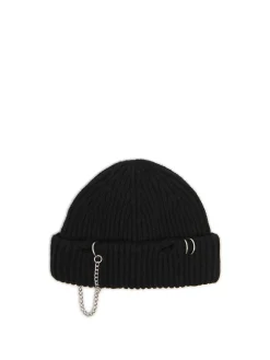 Cropp Czapki*Czarna czapka docker z dzianiny czarny