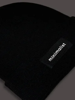 Cropp Czapki*Czarna czapka z napisem czarny