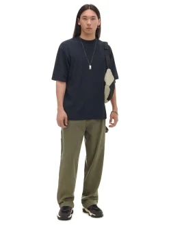 Cropp Koszulki*Czarna gładka koszulka czarny