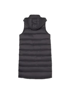 Cropp Kurtki, Płaszcze*Czarna kamizelka puffer z kapturem czarny