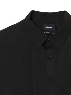 Cropp Koszule*Czarna koszula z haftem czarny