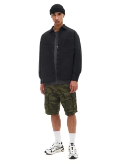 Cropp Denim|Koszule*Czarna koszula z kieszeniami czarny