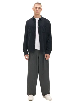 Cropp Koszule*Czarna koszula z postrzępieniami czarny