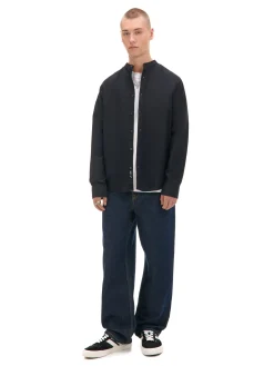 Cropp Koszule*Czarna koszula ze stójką czarny