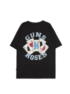 Cropp Koszulki*Czarna koszulka Guns N' Roses czarny