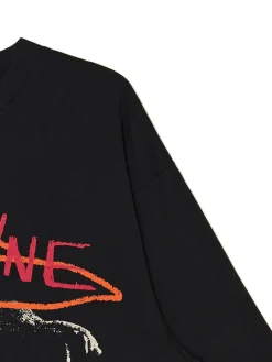 Cropp Koszulki*Czarna koszulka Lil Wayne czarny